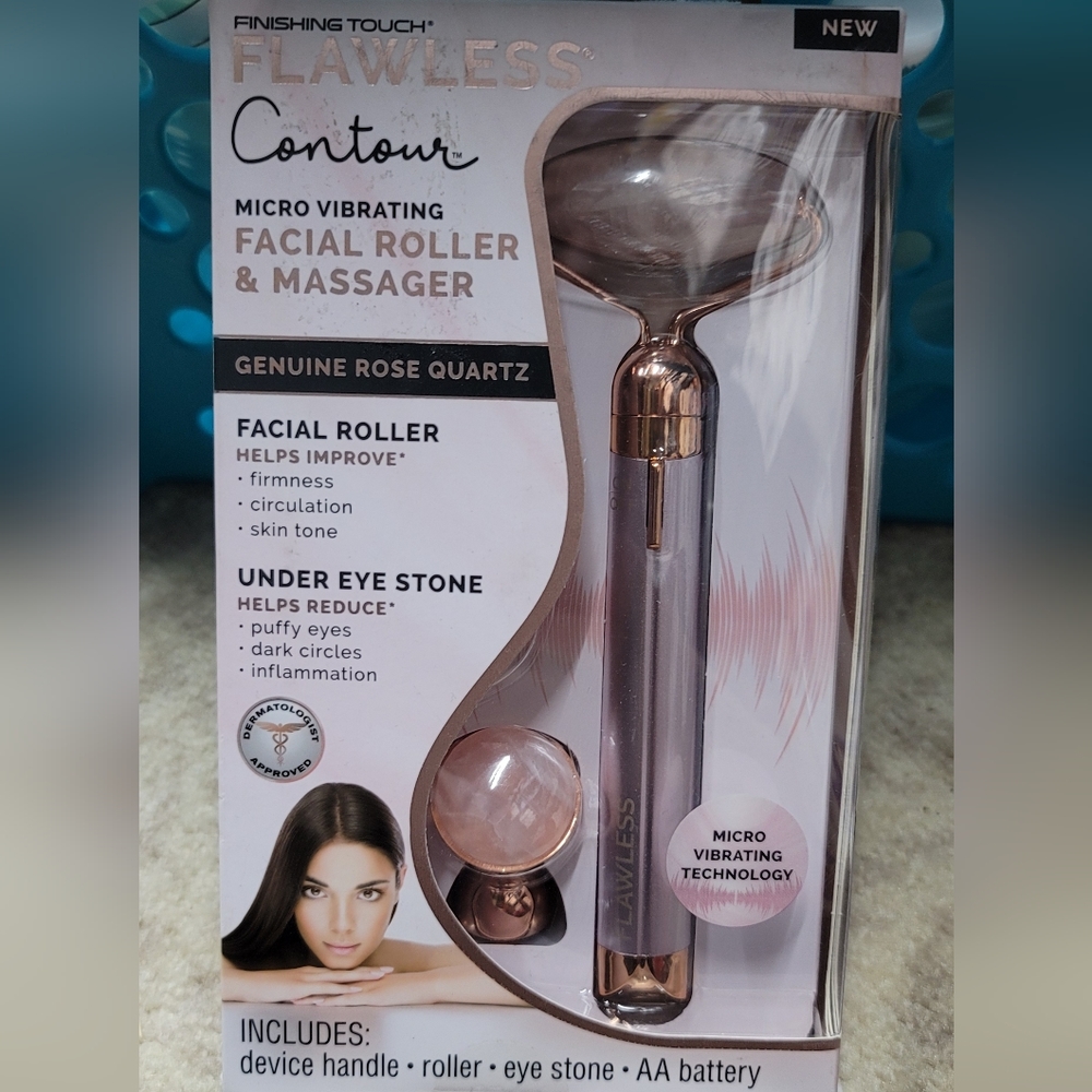 Flawless Contour Micro Vibrating Facial Roller and Massager